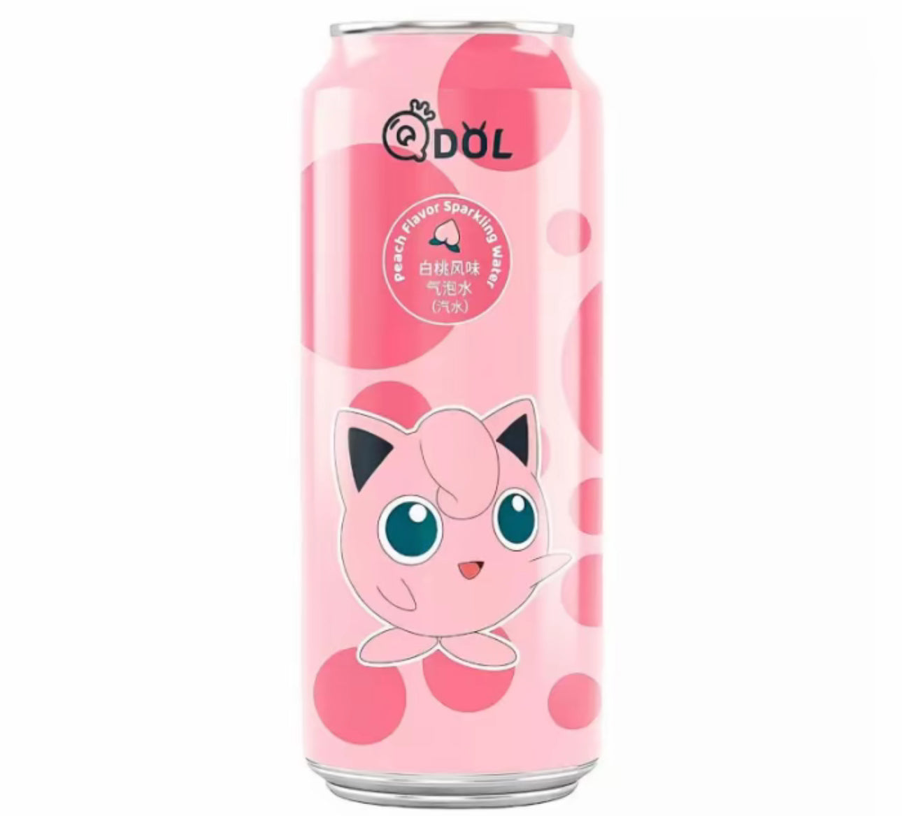 QDOL Pokemon Sparkling Water Big Can Range 500Ml (Imported)