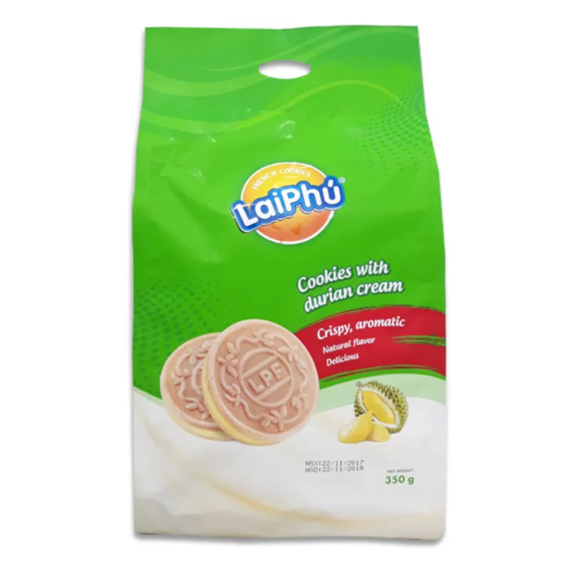 LAI PHU Cookies With Durian Cream 350g