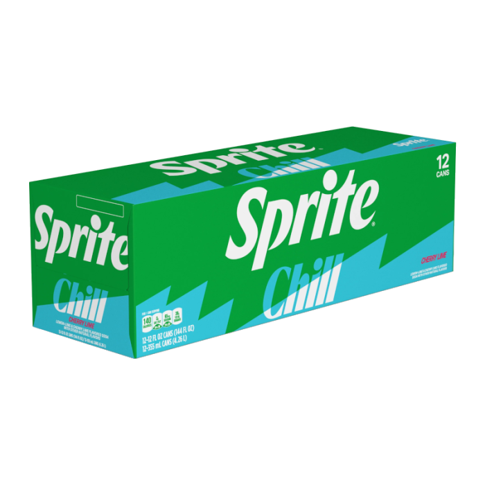 Sprite Chill - 12 pack 12pz (355ml) USA Drinks Import