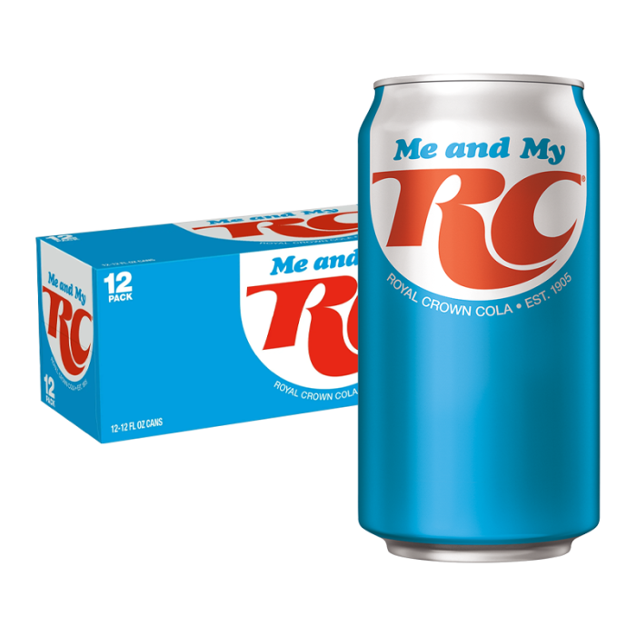 RC Rola - 12 Pack - (12x 12pz) (355ml each) USA imported RC Cola