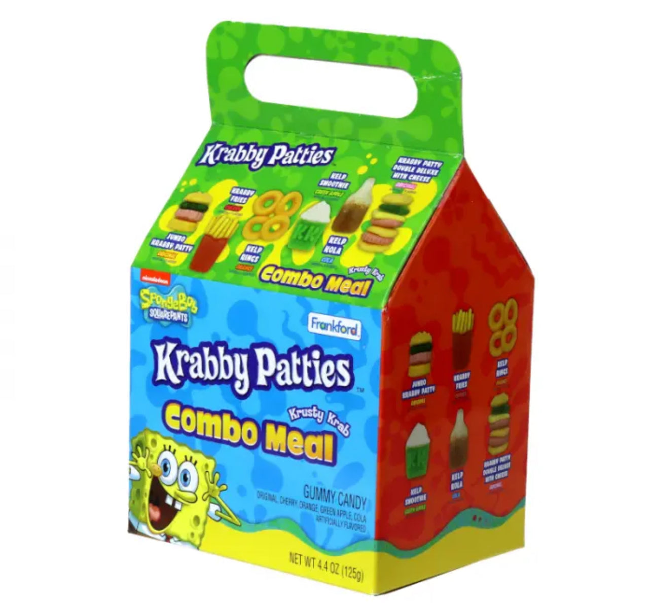 SpongeBob SquarePants Krabby Pattie Combo Meal take out box 125G (Limited Edition)