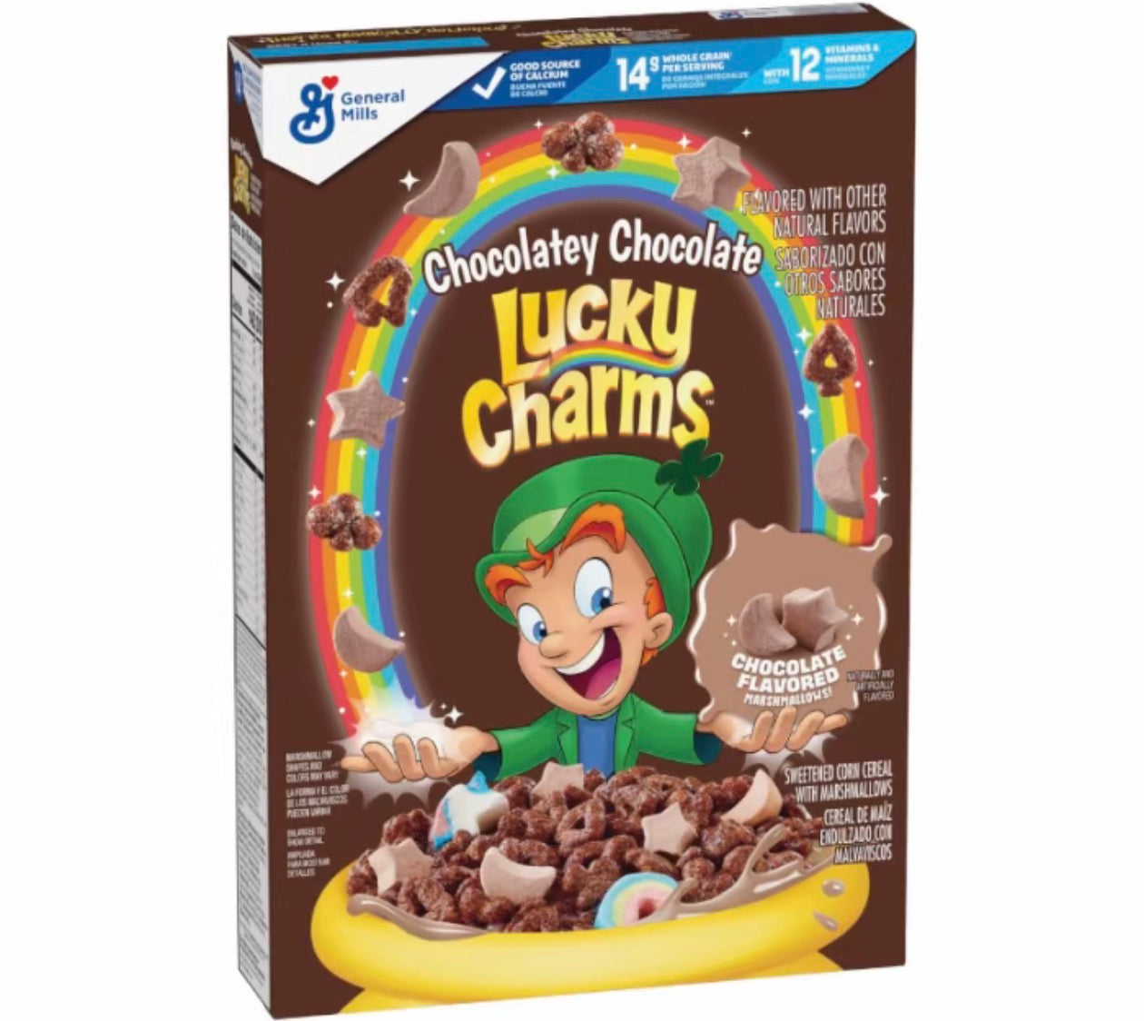 Lucky Charms Chocolatey chocolate Cereal (Canadian Importer Cereal) 300G