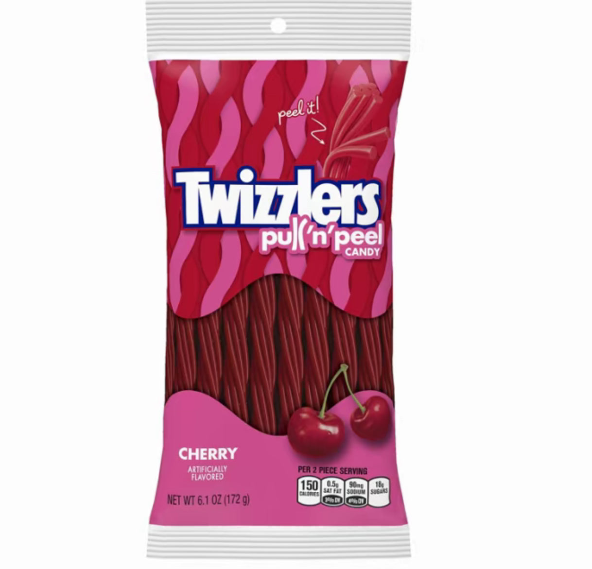 Twizzlers Cherry Pull N Peel 173G