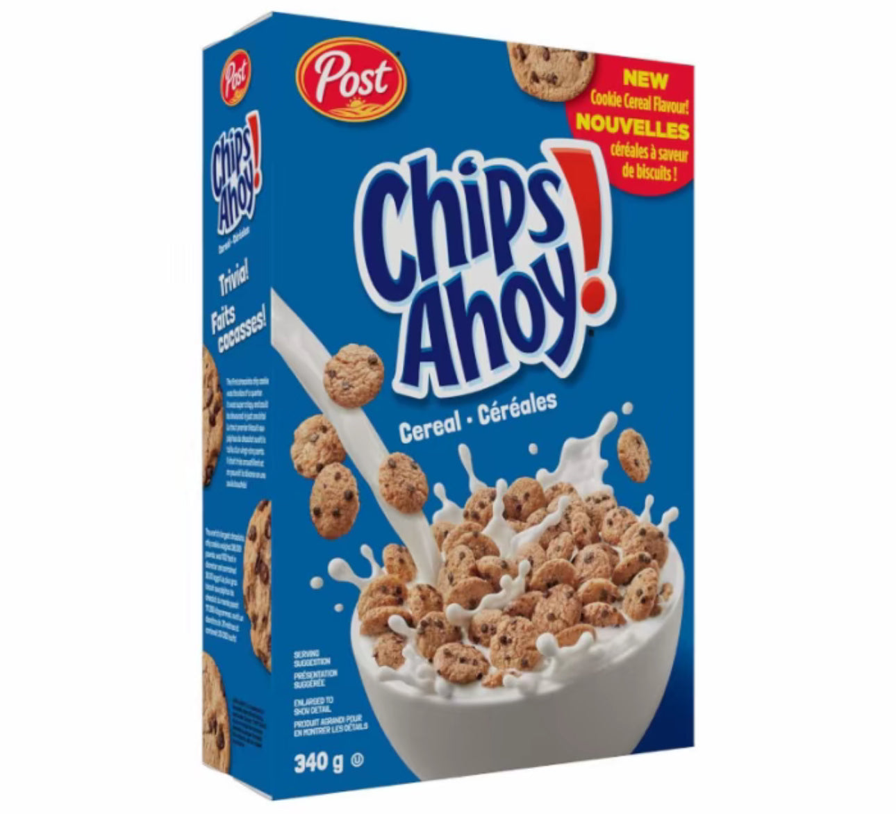 Post Chips Ahoy Cereal - 340G (Canadian)