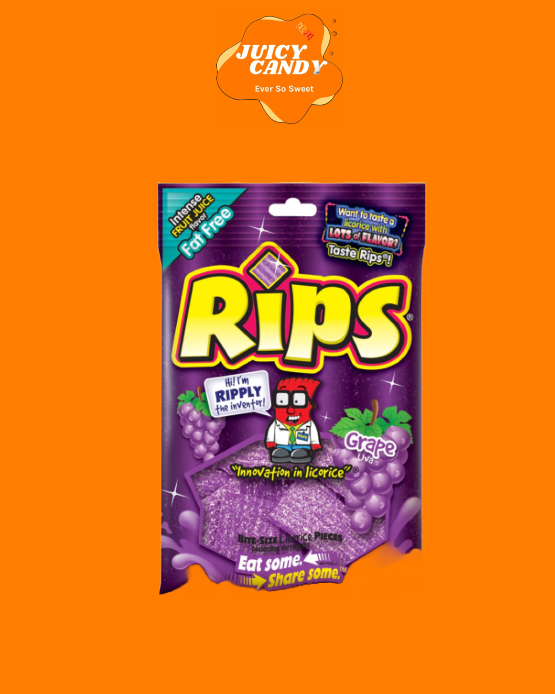 Rip Rolls Grape 1.4oz (40g) (USA)