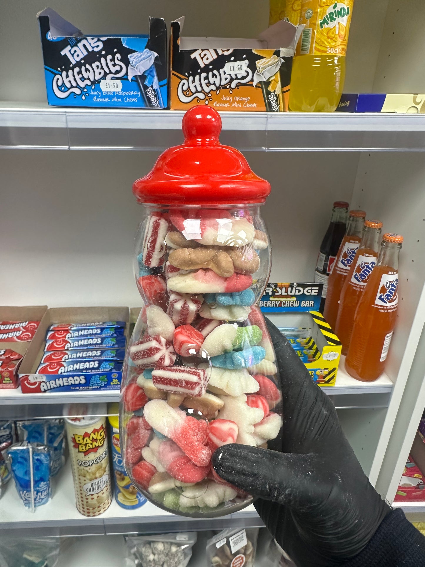 Christmas Pick N Mix Gift - Snowman Jars 700G+ Per Jar (Limited Edition)