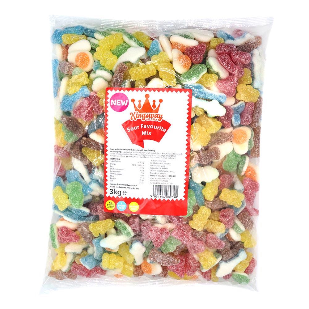 Kingsway Sour Favourites Mix 3KG