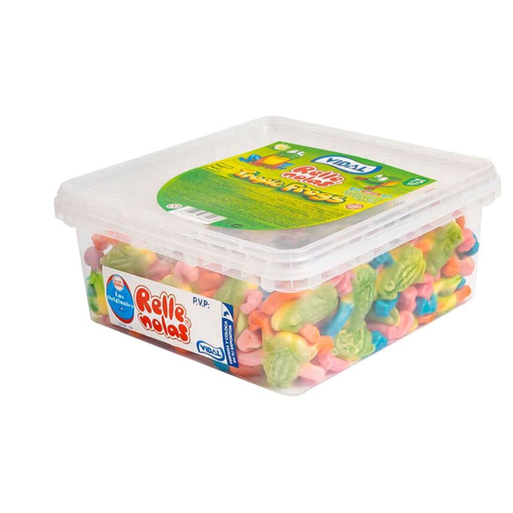 Vidal Jelly Filled Frogs Tub 795G