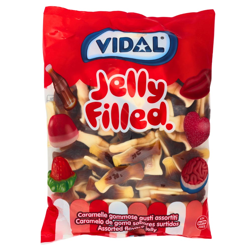 Vidal Jelly Filled Cola Bottles 1KG