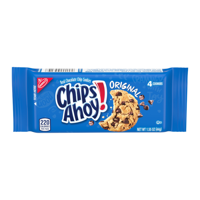 Chips Ahoy 4 Chocolate Chip Cookies 44G Each (USA Import)
