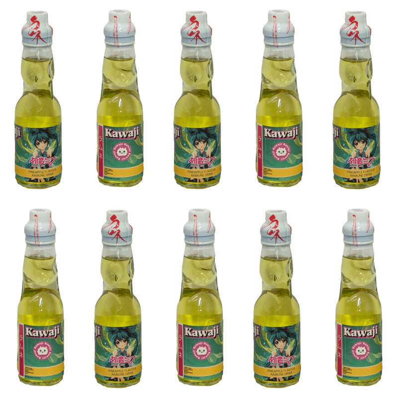 Hatsune Miku Pineapple Flavour Ramune Soda 200ml