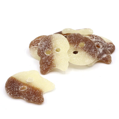 Swedish Bubs - x4 Flavours - Fizzy Cola/Banana & Caramel/Pomegranate and Strawberry/Tutti Fruity/Bubblegum - 1KG