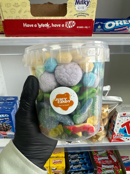 Pick N Mix Sweet Tubs - Perfect for Gifts (700g-800g)