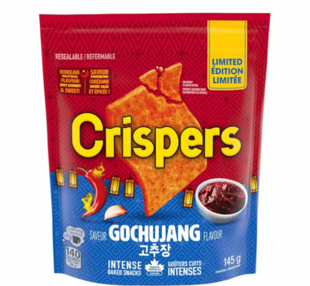 Crispers Crackers Canadian Range - 145G