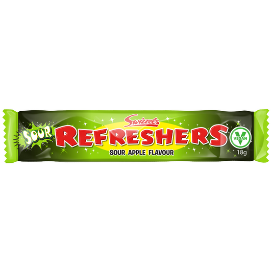 Swizzels Refreshers Sour Apple Flavour Chew Bars x60