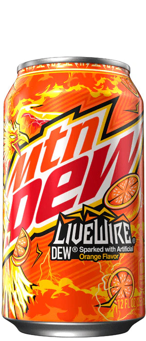 Mountain Dew Live Wire 12oz USA x12 Case