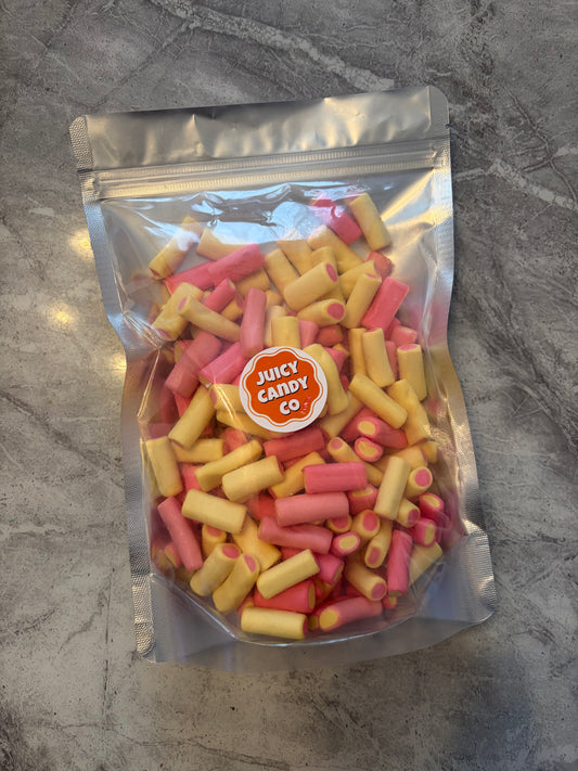 Retro Haribo Rhubarb and Custard Sweet Pouch - Pick N Mix Rhubarb & Custard