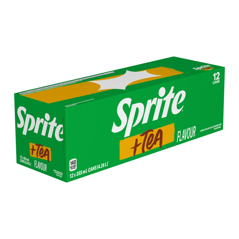 Sprite + Tea Flavour 12 Pack (12 x 12poz (355ml)