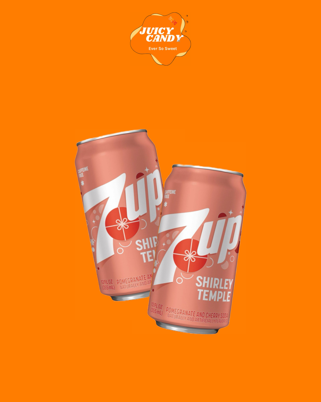 7up Shirley Temple Limited Edition - Pomegranate & Cherry (USA)