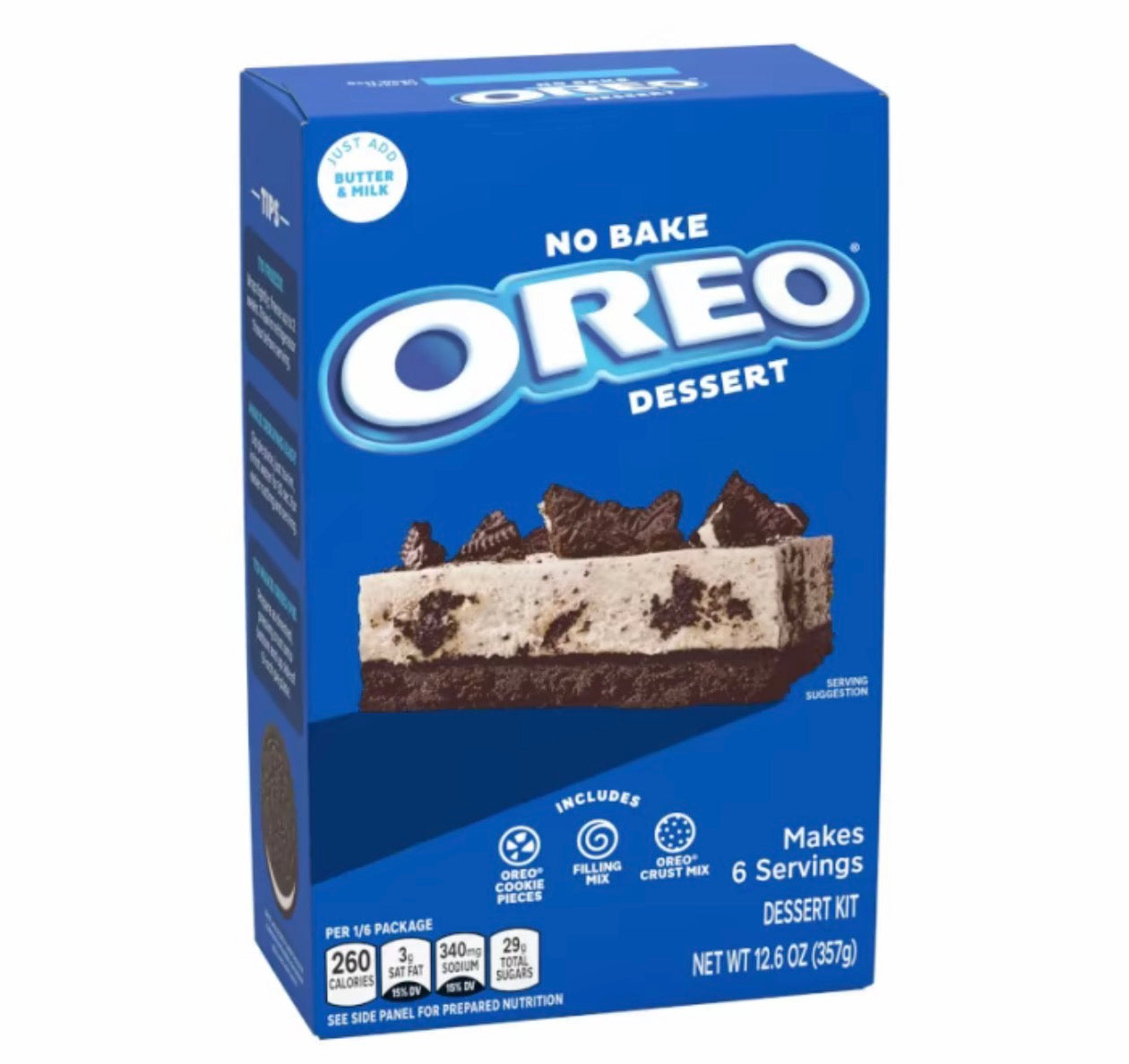 Oreo - No bake desert Cookies & Creme 12.6oz