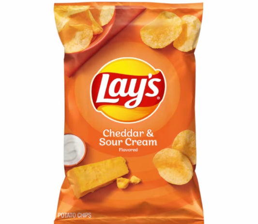 Lay’s Crisps USA Cheddar & Sour Cream 6.5oz