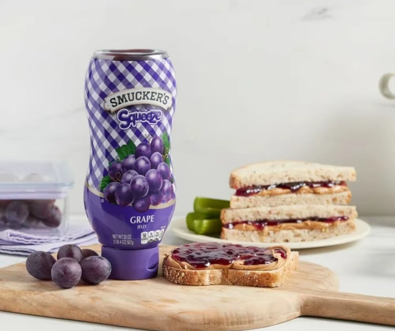 Smuckers Squeeze Grape Jelly 567G (USA Import)