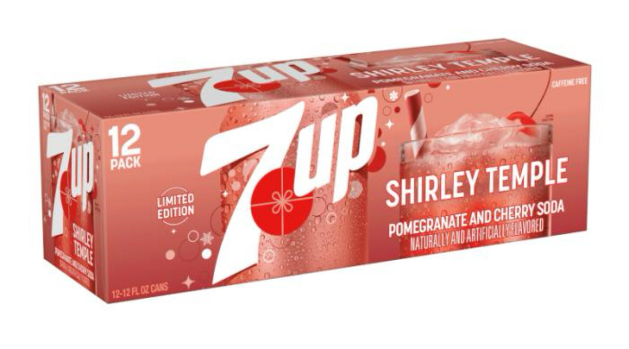7up Shirley Temple Limited Edition pack of x12