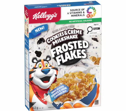 Frosted Flakes Cookies & Creme - USA Imports 343G