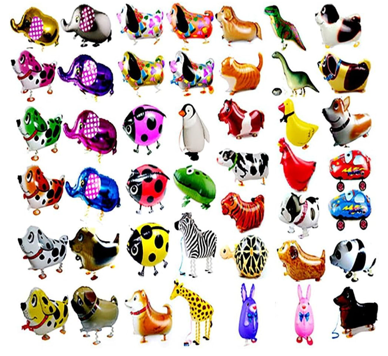 Walking Animal Balloons (Helium)