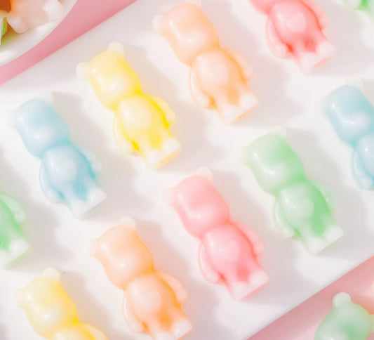 Viral Wax Candy Bears x5 Flavours (Mango, pineapple, Apple, Strawberry & blueberry) 12ox