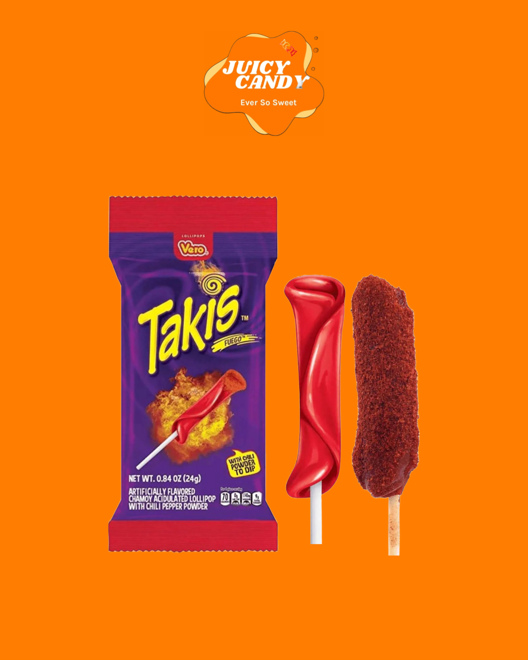 Takis Fuego Lollypop & Dip