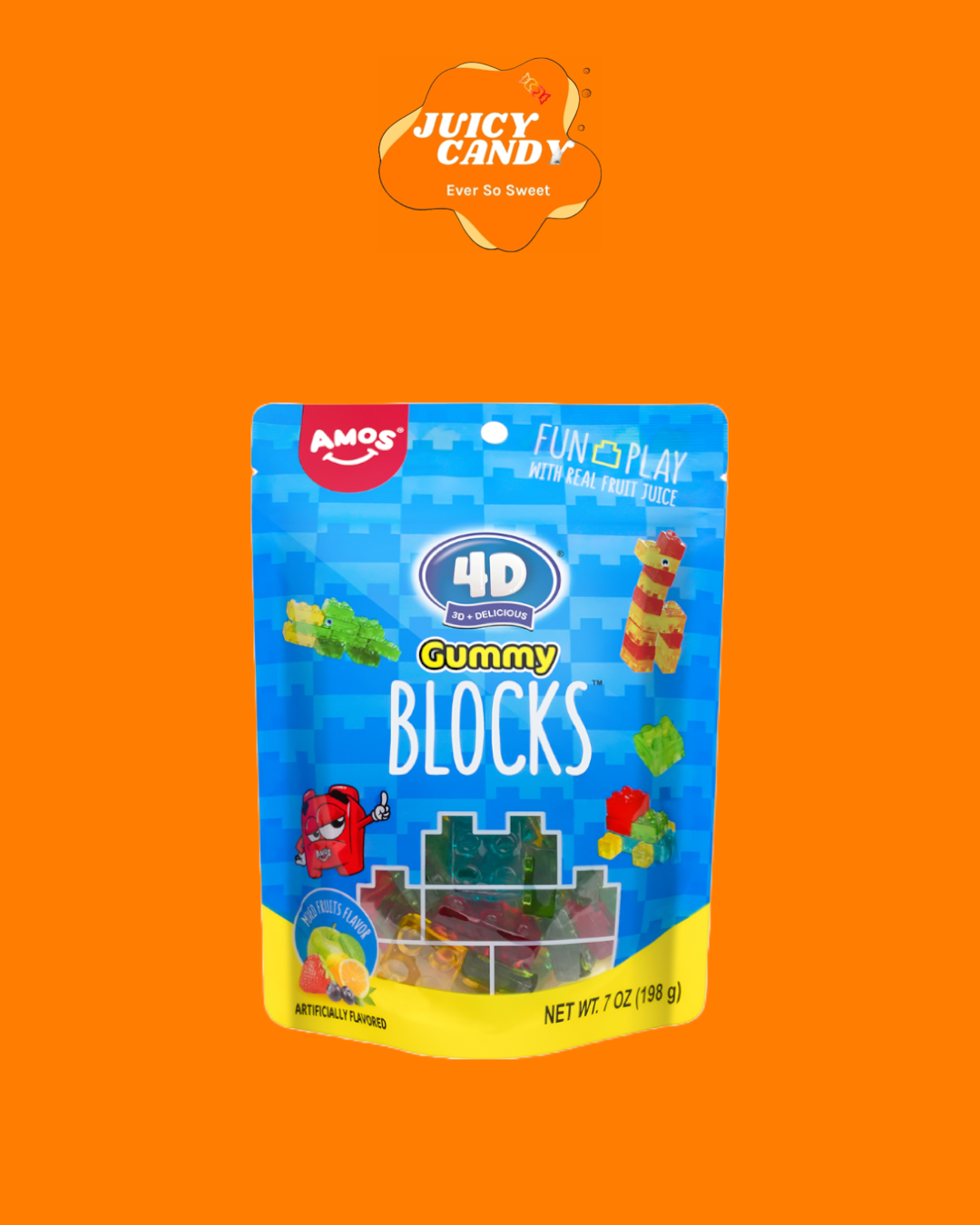 Amos 4D Gummy Blocks (TikTok Viral)