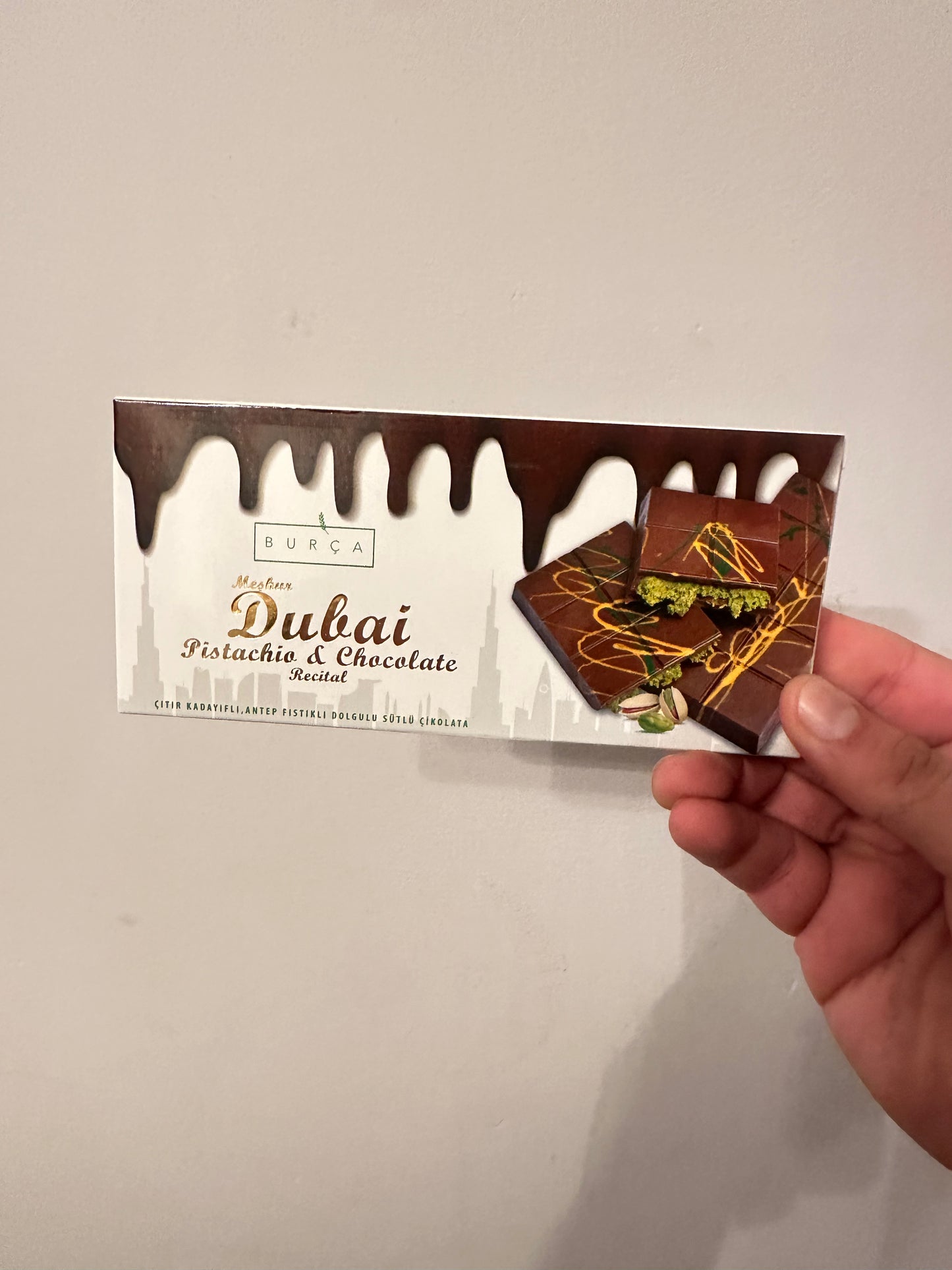 Viral Dubai Chocolate - Pistachio & Kunafa (Limited Stock)