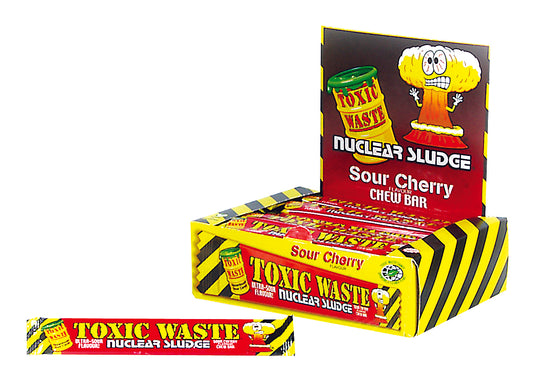 Toxic Waste Chew Bars - Cherry/Blueraspberry/Apple x60 Per case