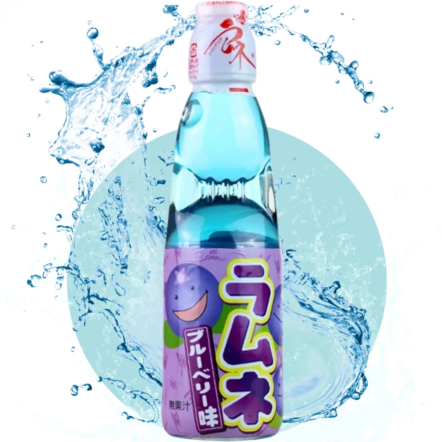 Hata Ramune Blueberry Viral Japanese Drink