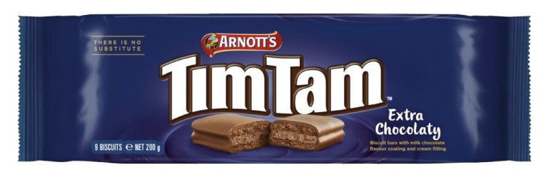 Tim Tam’s Bundle x5 Flavours - Extra Chocolate - Chewy Caramel - Dark Chocolate - Original - Gluten Free