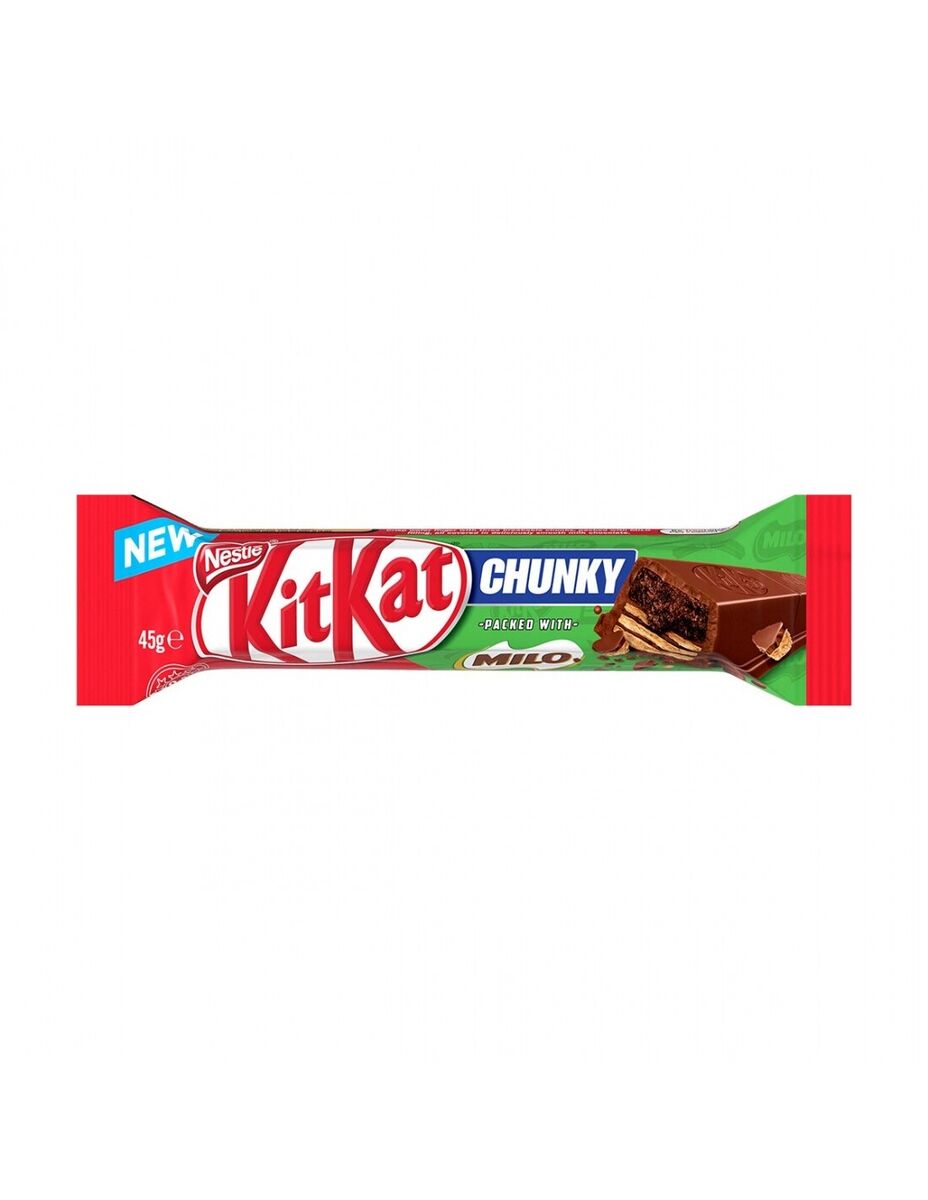 Kit Kat Chunky Milo 45G (Australian Import) x2 Bars