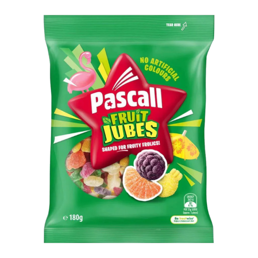 Pascall Fruit Jubes 180G x2 (New Zealand Import)