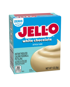 Jell-O - Banana Cream - Butterscotch - Pistachio - Vanilla - Chocolate - Chocolate Fudge - White Chocolate - Black Cherry - Cheese Cake