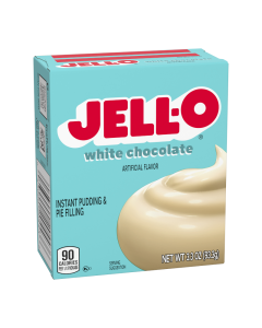 Jell-O - Banana Cream - Butterscotch - Pistachio - Vanilla - Chocolate - Chocolate Fudge - White Chocolate - Black Cherry - Cheese Cake