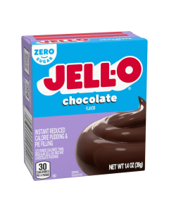 Jell-O - Banana Cream - Butterscotch - Pistachio - Vanilla - Chocolate - Chocolate Fudge - White Chocolate - Black Cherry - Cheese Cake