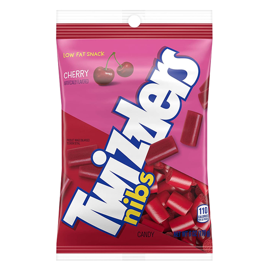 Twizzlers Cherry Nibs Peg Bag (170G) x2 Packs (Web Exclusives)