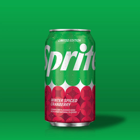 Sprite Winter Spiced Cranberry Limited edition case of 12