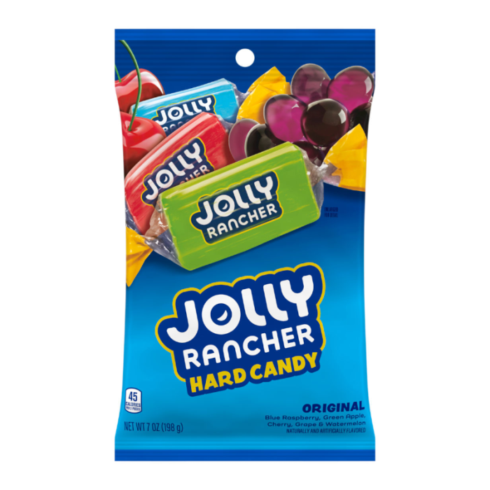 Jolly Rancher Assorted Hard Candy 198G bags