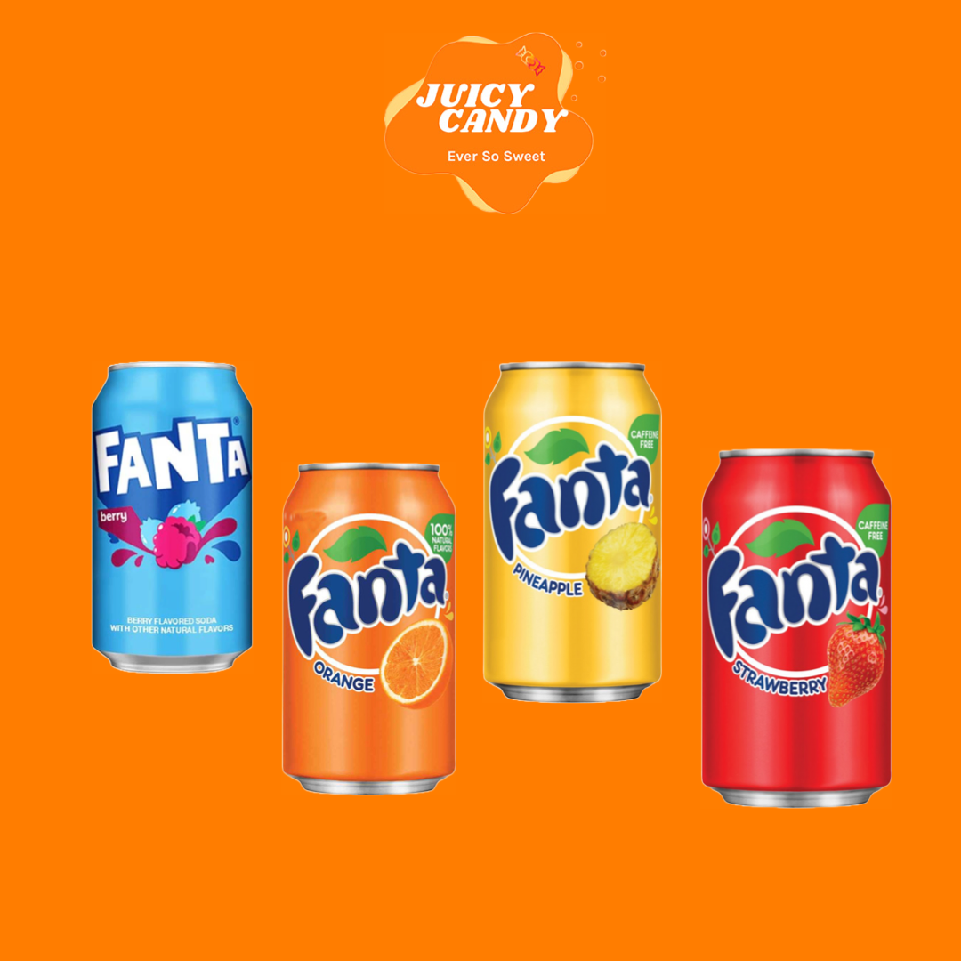 American Fanta's - All flavours (USA)