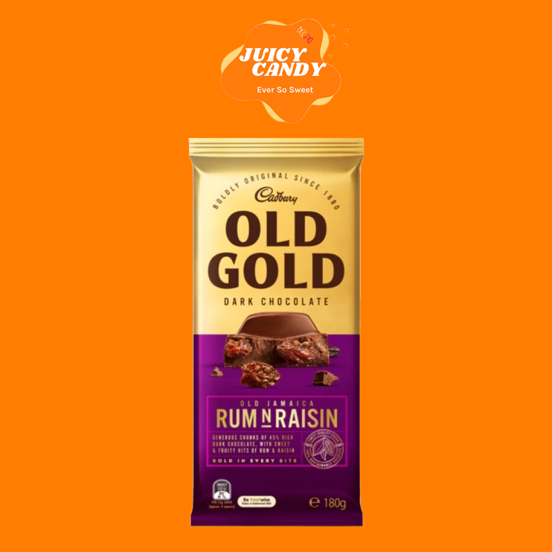 Cadbury Old Gold - Old Jamaica Rum & Raisin - 180G