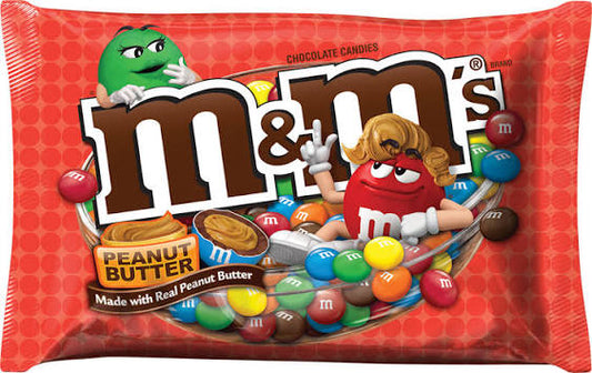 M&M Peanut Butter Chocolate Candy x 24 Packs Per Case