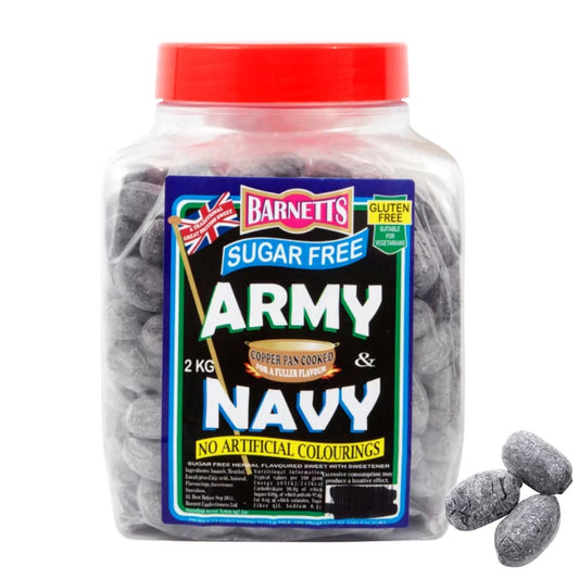 Barnetts Sugar Free Army and Navy Jar 2KG