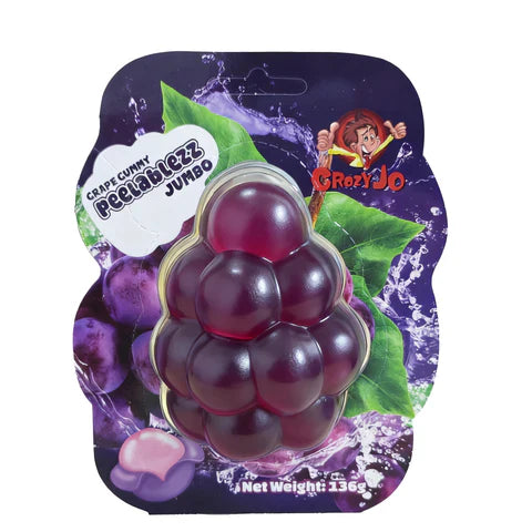 Peelable Jumbo Grape 136G - Viral Peelable Sweets