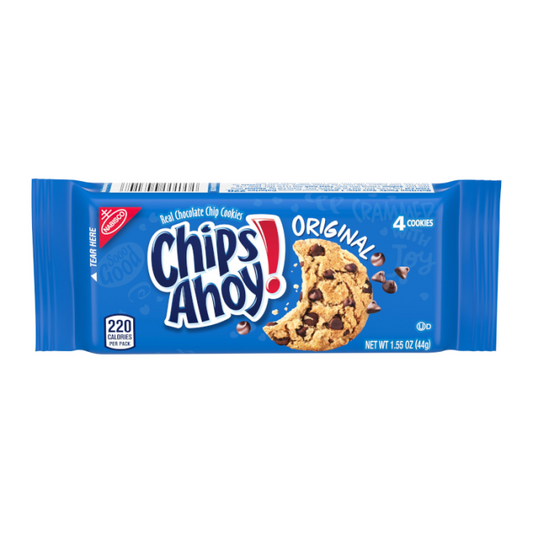 Chips Ahoy 4 Chocolate Chip Cookies 44G Each (USA Import)